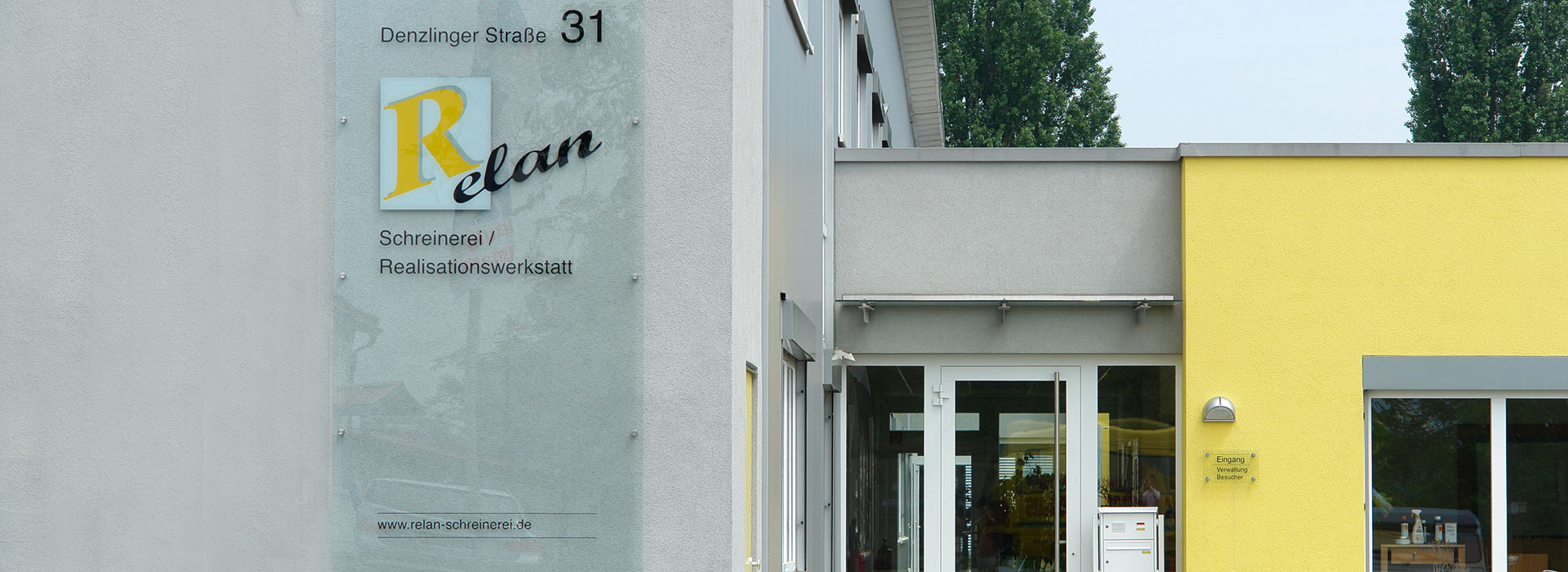 Ansicht Eingang - Relan Schreinerei Emmendingen